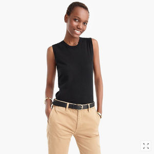 J. Crew Sleeveless Cotton Jackie Shell Top XS